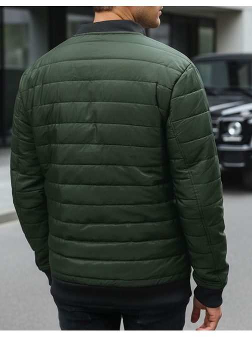 Stílousos zöld bomber stílusú dzseki