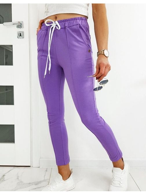 Egyszerű lila női nadrág Mistic
