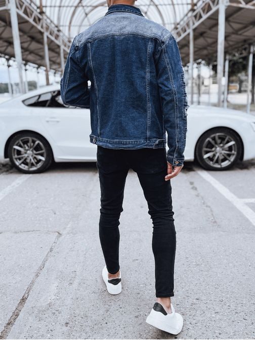 Kék férfi farmer dzseki