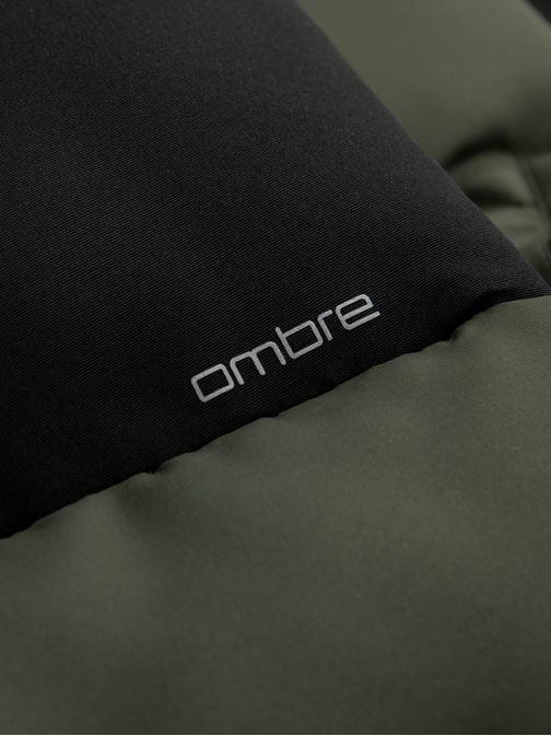 Stílusos khaki zöld mellény V36