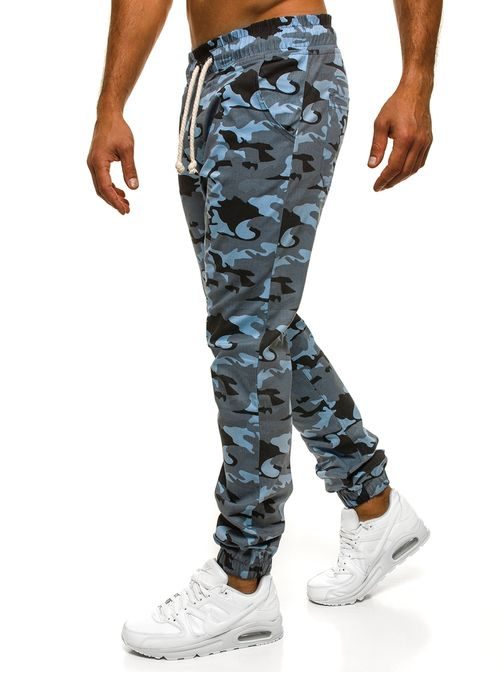 Égkék terepmintás melegítő nadrág Athletic 367