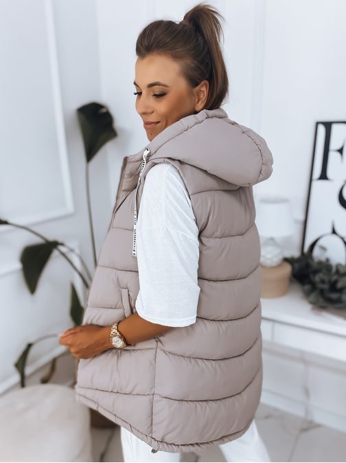 Trendi rózsaszín női mellény Mirelli