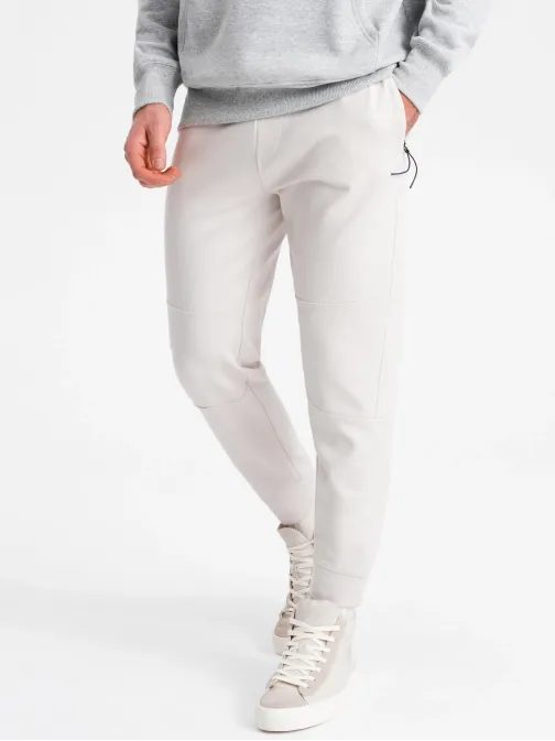 Fehér egyedi férfi melegítőnadrág V4 PASK-0142