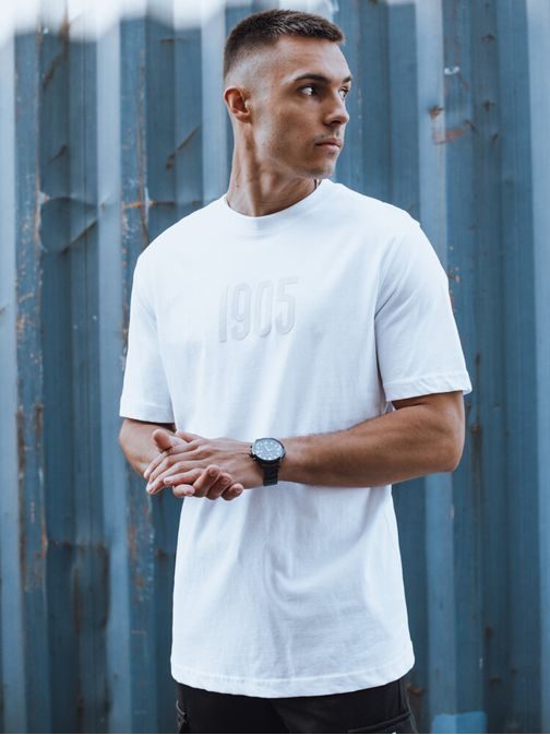 Egyedi fehér póló felirattal  1905