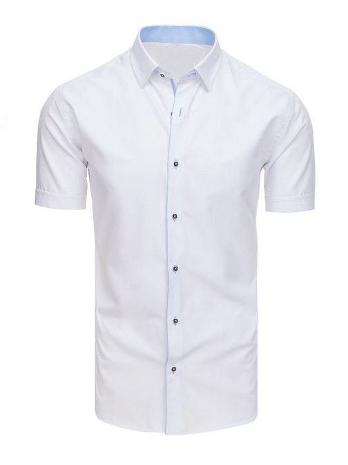 Egyszínű fehér ing