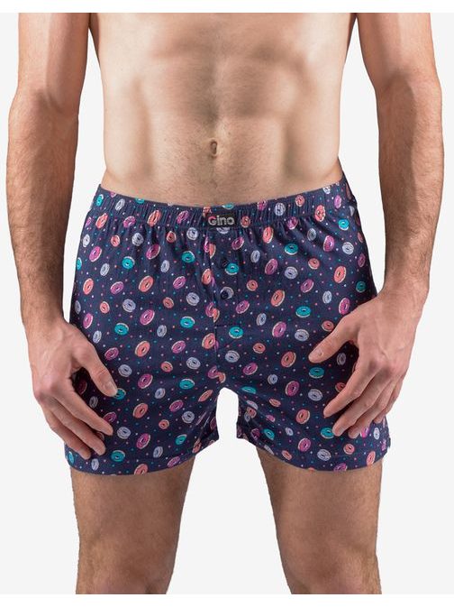 Kék férfi alsó vicces mintával