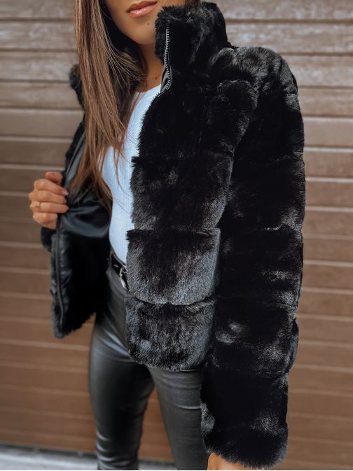 Különleges fekete női kabát Millacros