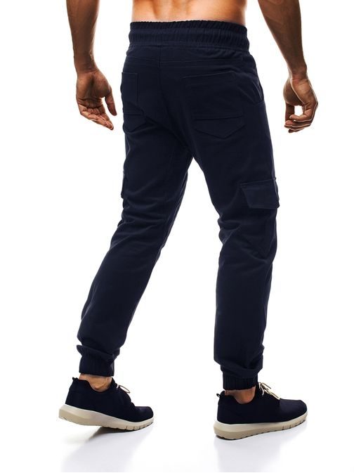 Kényelmes sötét kék jogger nadrág ATHLETIC 404
