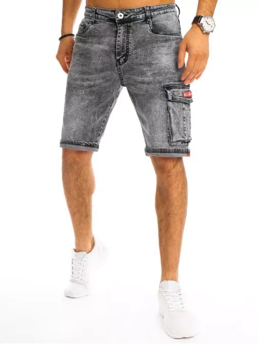 Farmer rövidnadrág fekete színben