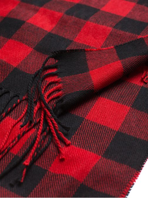 Piros kockás sál JS/YW08054/13