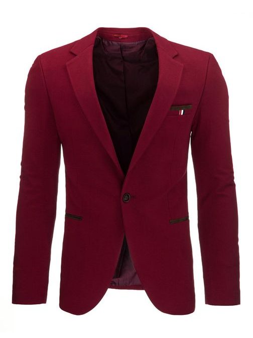 feltűnő piros férfi zakó