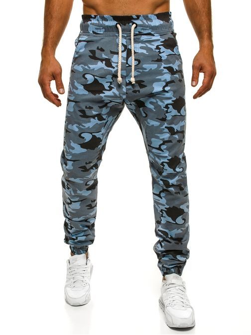 Égkék terepmintás melegítő nadrág Athletic 367