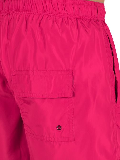 Modern fukszia férfi fürdőruha