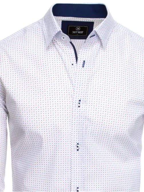 Fehér pöttyös mintás ing