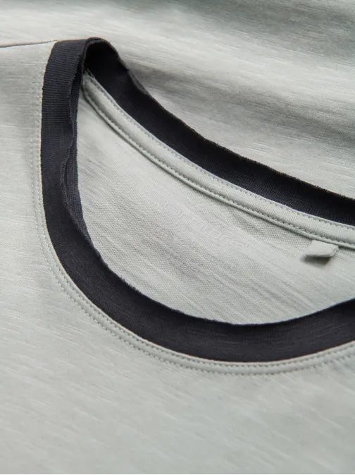 Trendi sima halvány zöld póló V2 TSCT-22SS-004