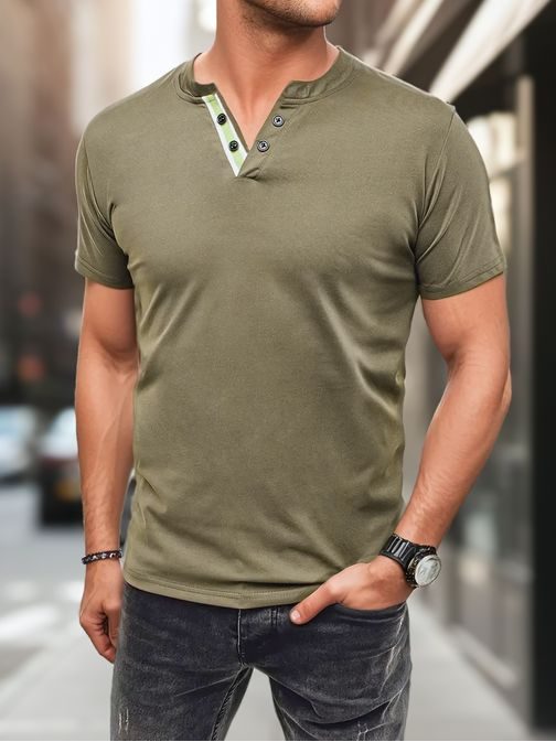 Kényelmes, divatos zöld póló