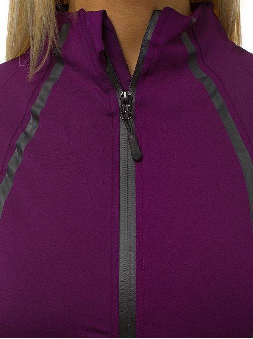 Divatos lila sportos női pulóver JS/YW06009