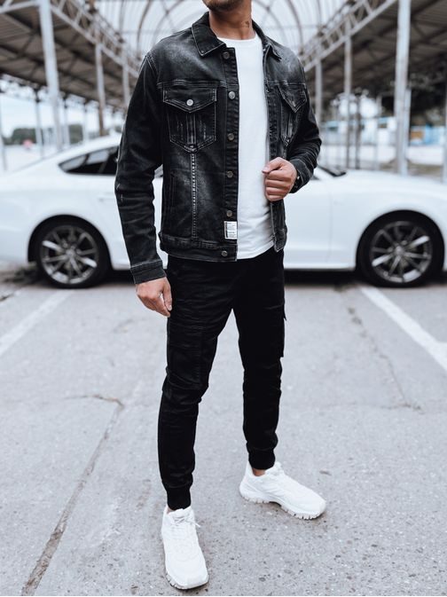 Fekete farmer férfi dzseki