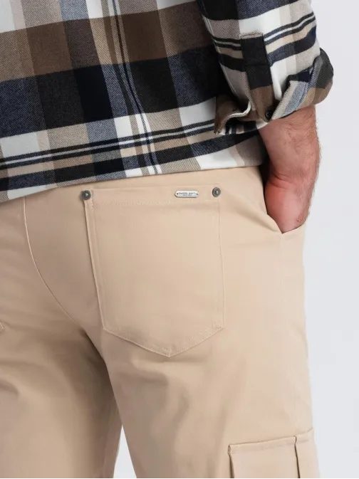 Férfi homokos cargo nadrág V2 PACG-0197