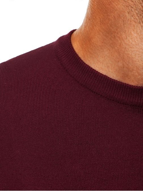 Vonzó férfi pulóver BRUNO LEONI M010 bordó