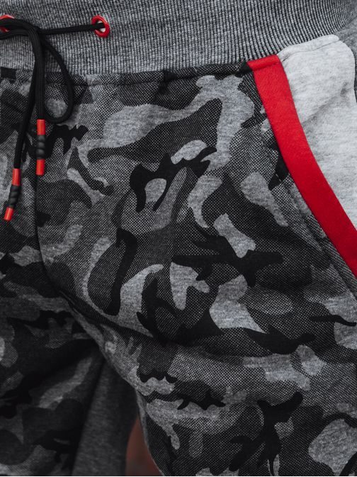 Camouflage trend melegítőnadrág grafitban