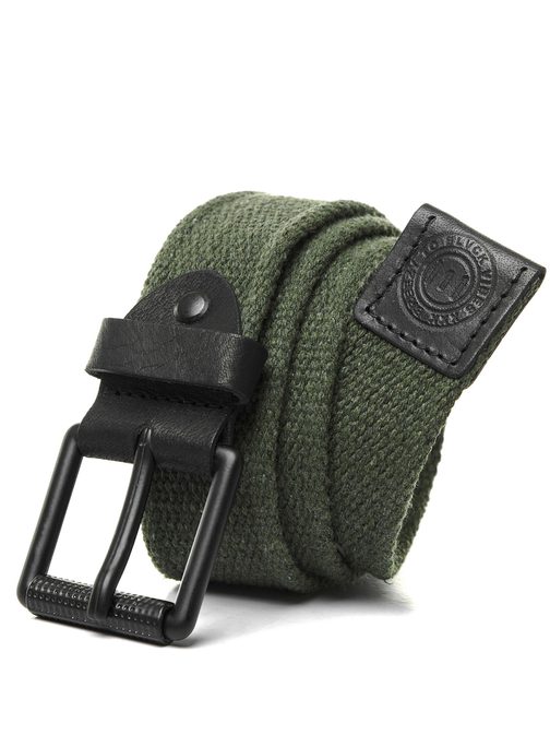 Zöld textil öv B/00119