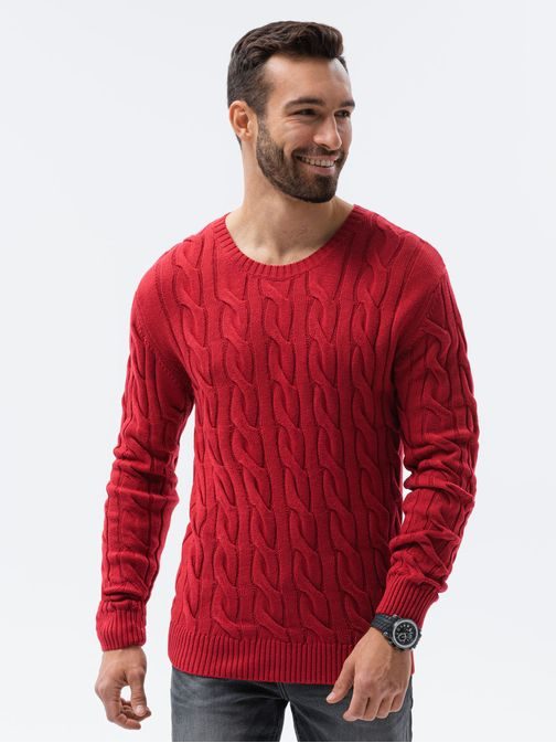 Látványos piros pulóver  E195