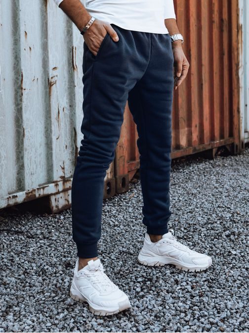 Férfi kényelmes kék melegítőnadrág