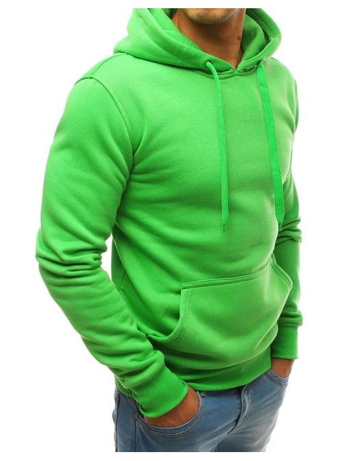 Trendi zöld kapucnis pulóver