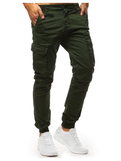 Zöld zsebes jogger nadrág