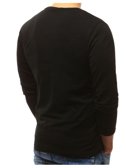 Fekete hosszú ujjú póló