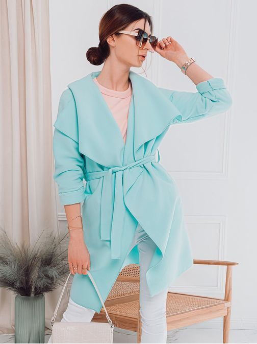 Divatos menta színű női kabát CLR011