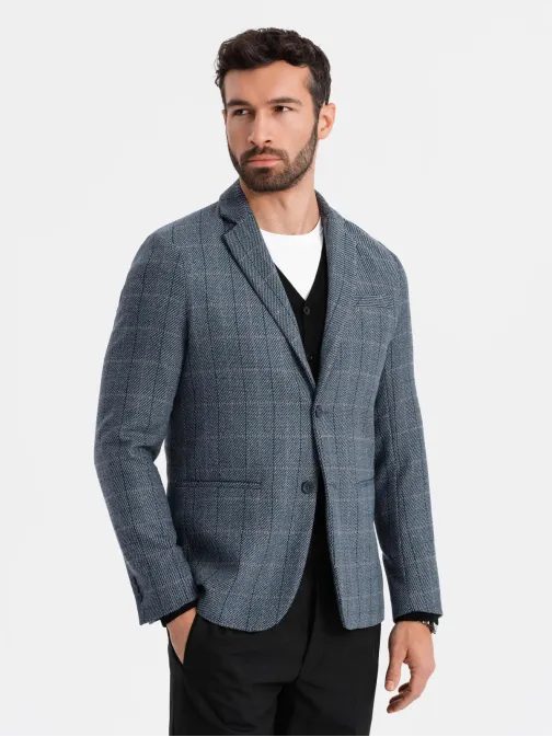 Trendi grafit szürke zakó V1 BLZB-0119