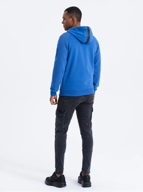 Stílusos égkék melegítő felső  B1083