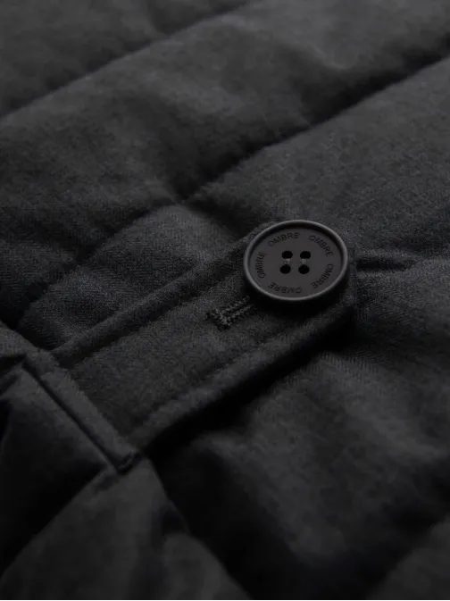 Férfi grafit steppelt elegáns mellény V1 JAVJ-0275