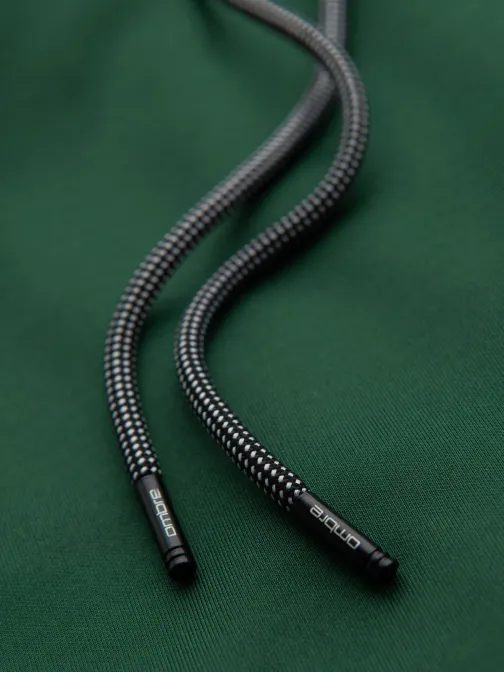 Férfi zöld tréningnadrág kontrasztos szegéllyel V7 PASK-0229