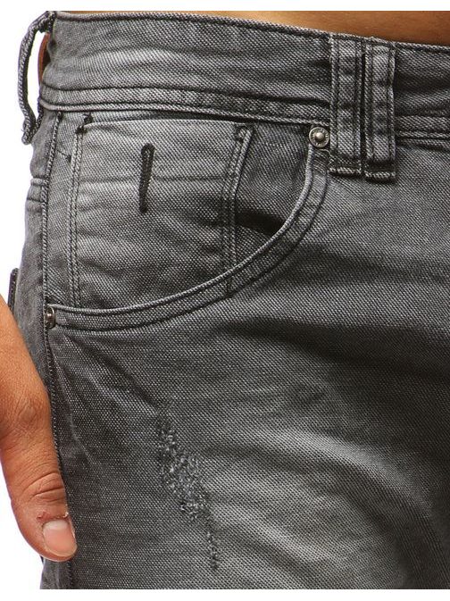 Divatos szürke férfi farmer nadrág