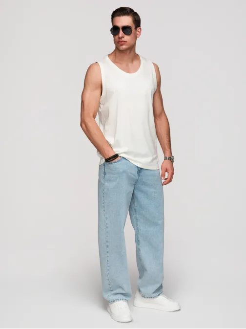 Basic fehér tank top V1 OM-tsbt-0272