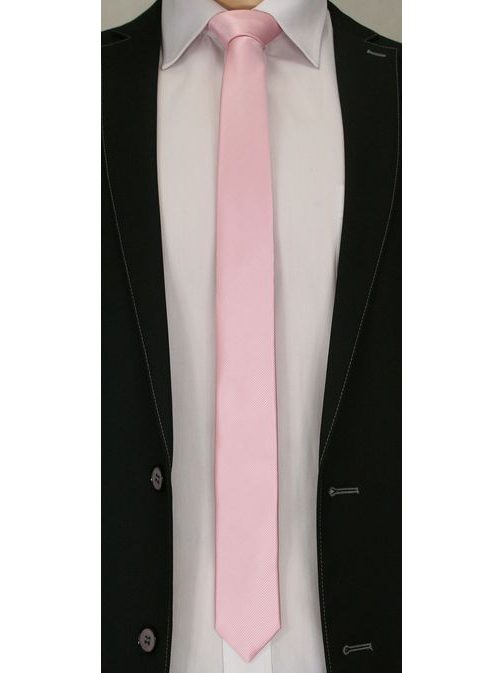 Halvány rószaszínű nyakkendő