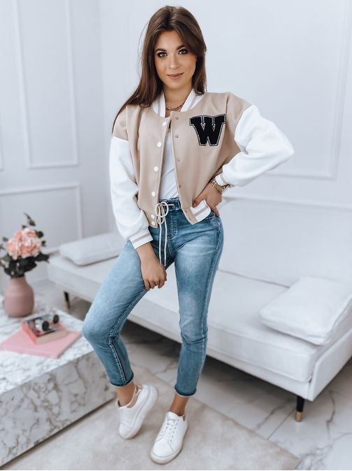 Bézs női baseball kabát American