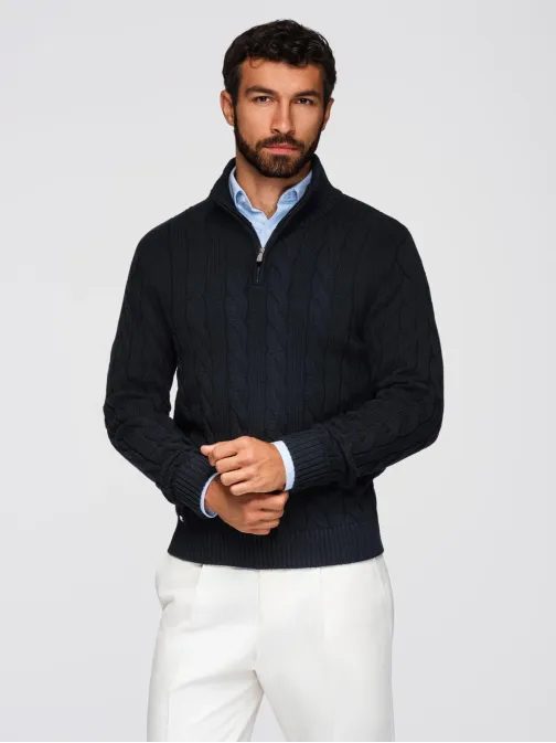 Mintás férfi pulóver V2 OM-SWZS-0138