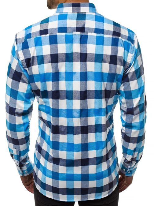 Kék kockás ing V/K168Z