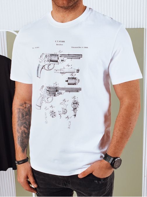 Trendi fehér póló leírással