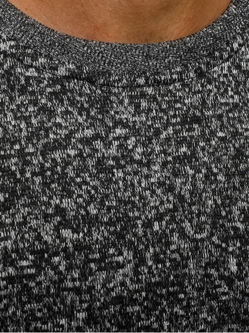 Grafit szürke melírozott pulóver J.STYLE 2001-20