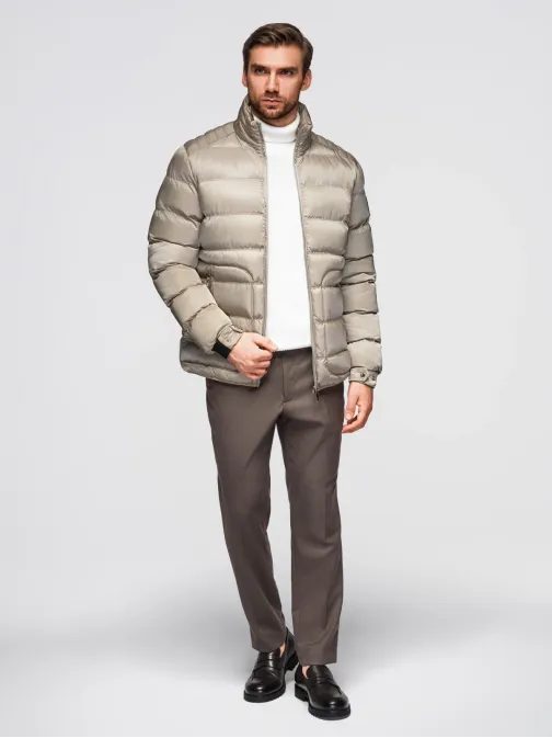 Vonzó szürke bomber dzseki V5 JALP-0218