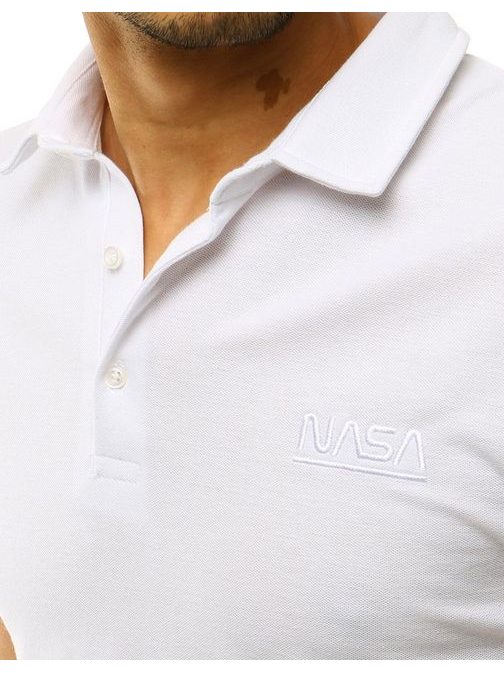 Fehér galléros póló NASA