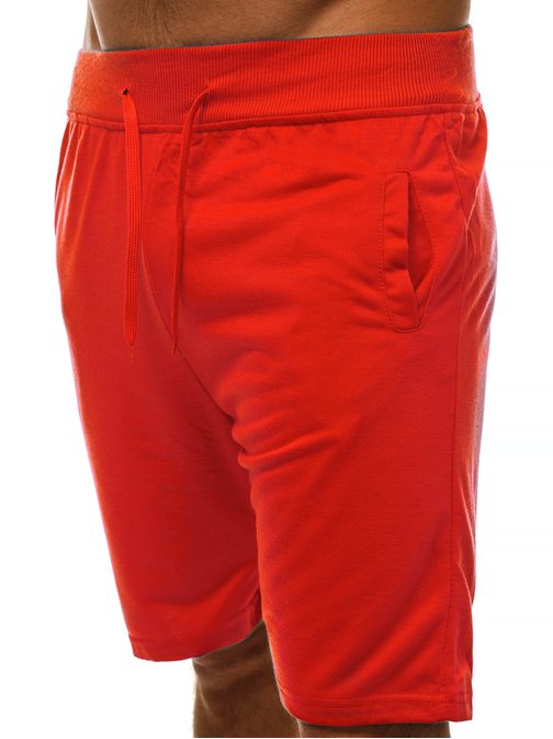 Piros rövid szabadidő nadrág JS/DK01