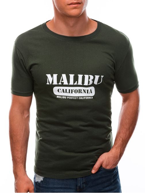 Khaki póló  Malibu S1592