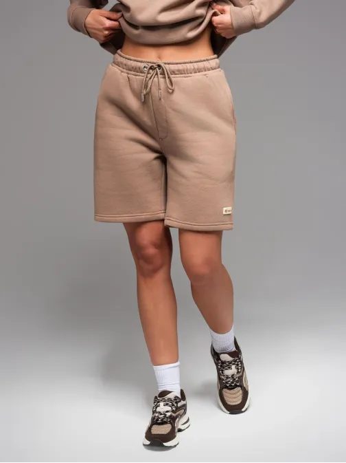 Unisex barna tréningruha (pulóver + rövidnadrág) V16 Z108