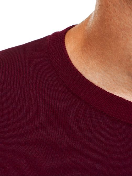 Bordó férfi pulóver NEW MEN 6004